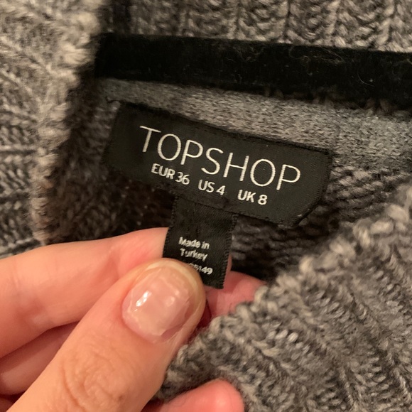 Topshop Fringe Knit Sweater - Picture 2 of 3